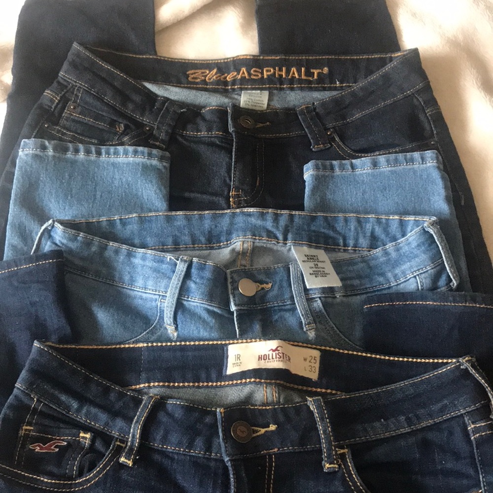 Hollister Jean set of 3!